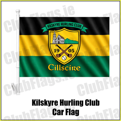 Kilskyre Hurling Club Car Flag - ClubFlags.ie