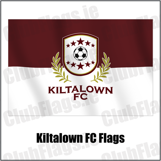 Kiltalown FC Flags with the verified club crest and colours, Dublin Football - ClubFlags.ie