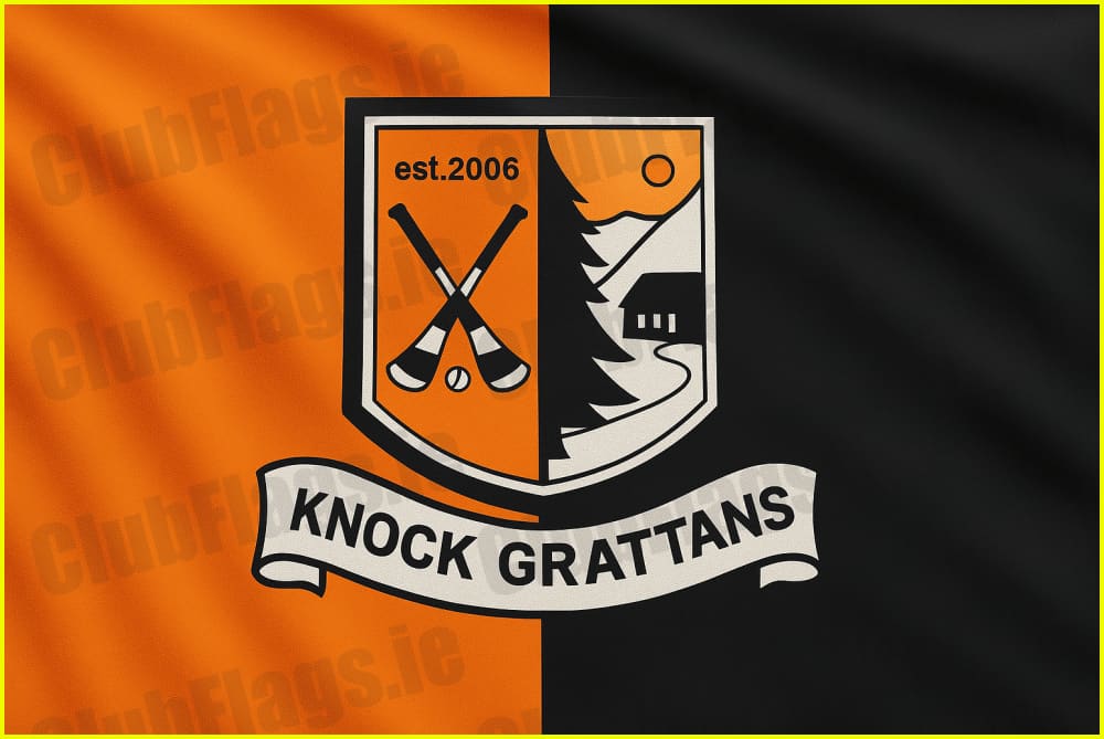 Knock Grattans GAA Club Flag - GAA Clubs