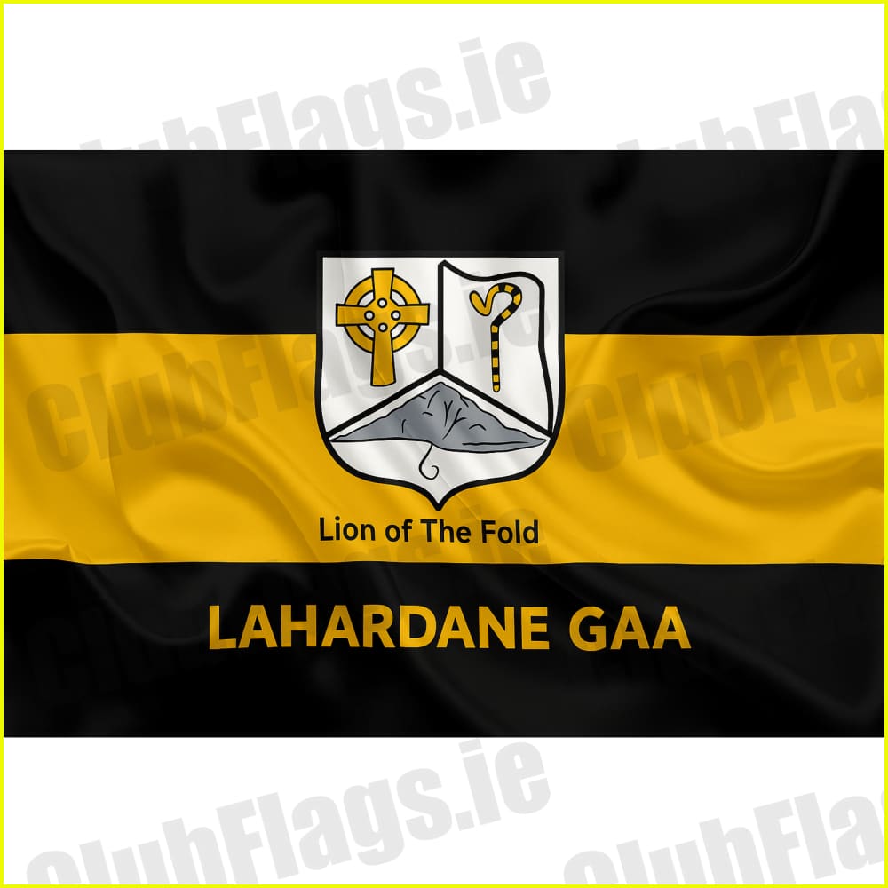 Lahardane GAA club flag artwork - ClubFlags.ie