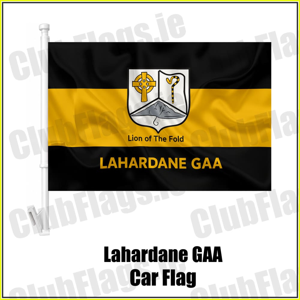 Lahardane GAA Car Flag - ClubFlags.ie