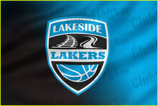 Lakeside Lakers Basketball Club Flag - Basketball Clubs
