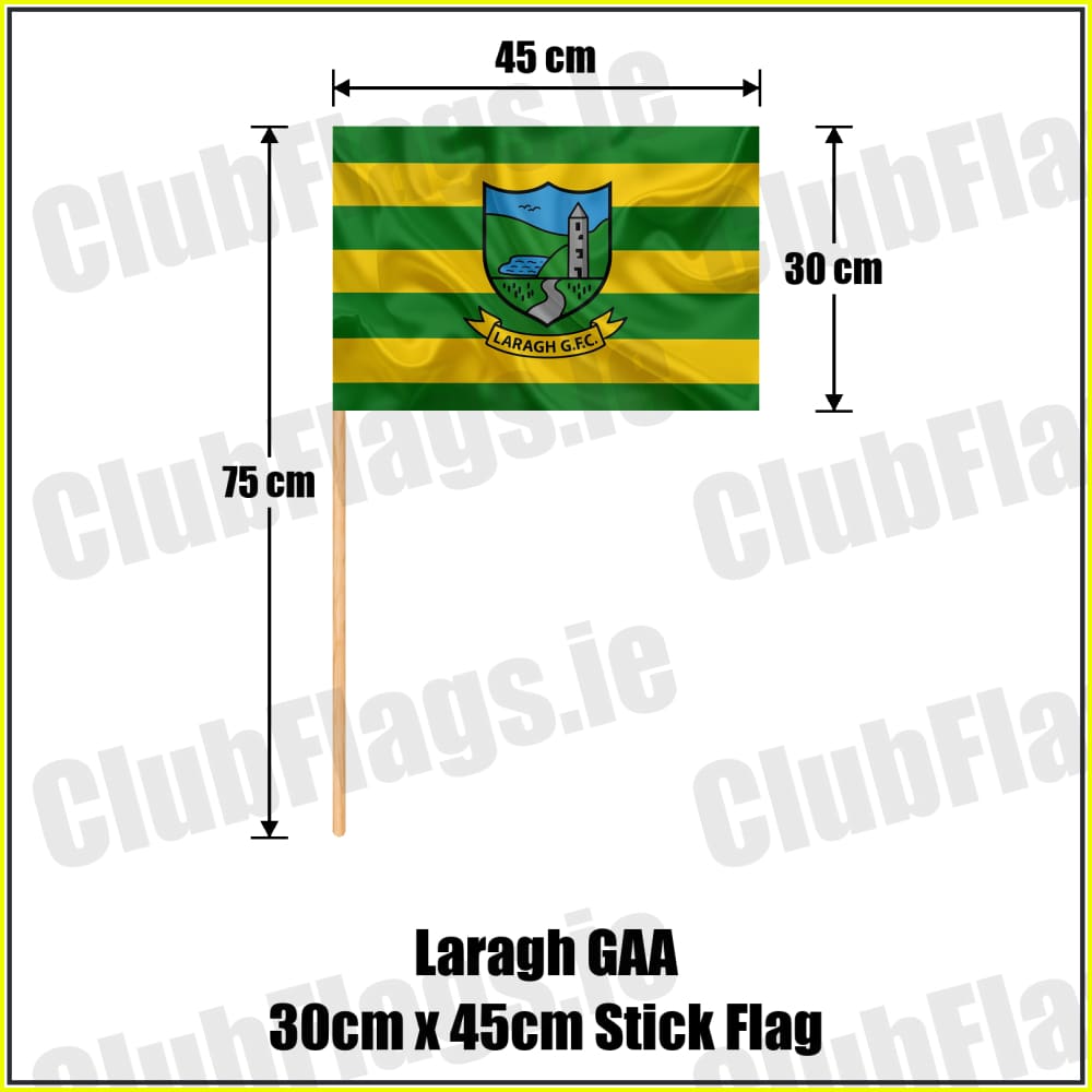 Laragh GAA 30cm x 45cm Stick Flag - ClubFlags.ie