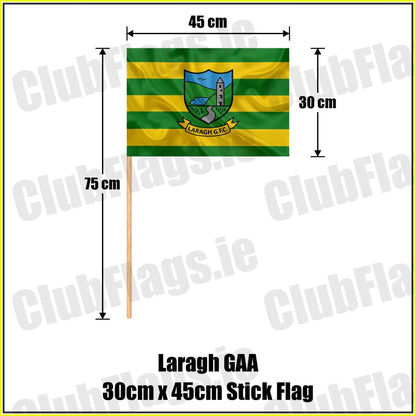 Laragh GAA 30cm x 45cm Stick Flag - ClubFlags.ie