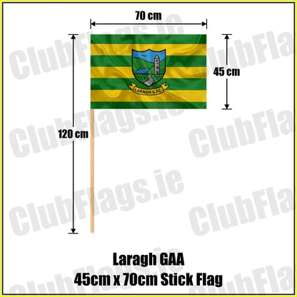 Laragh GAA 45cm x 70cm Stick Flag - ClubFlags.ie