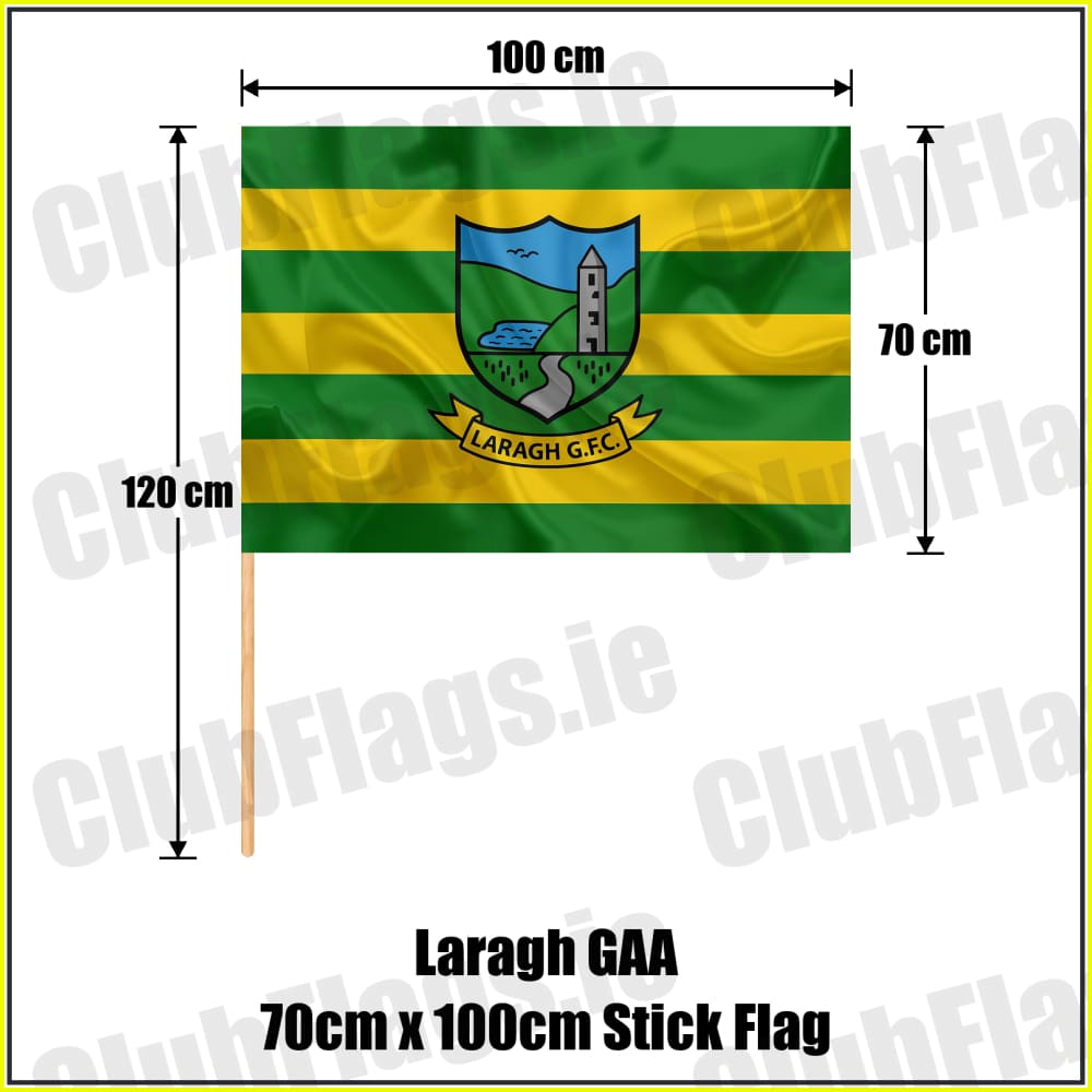Laragh GAA 70cm x 100cm Stick Flag - ClubFlags.ie