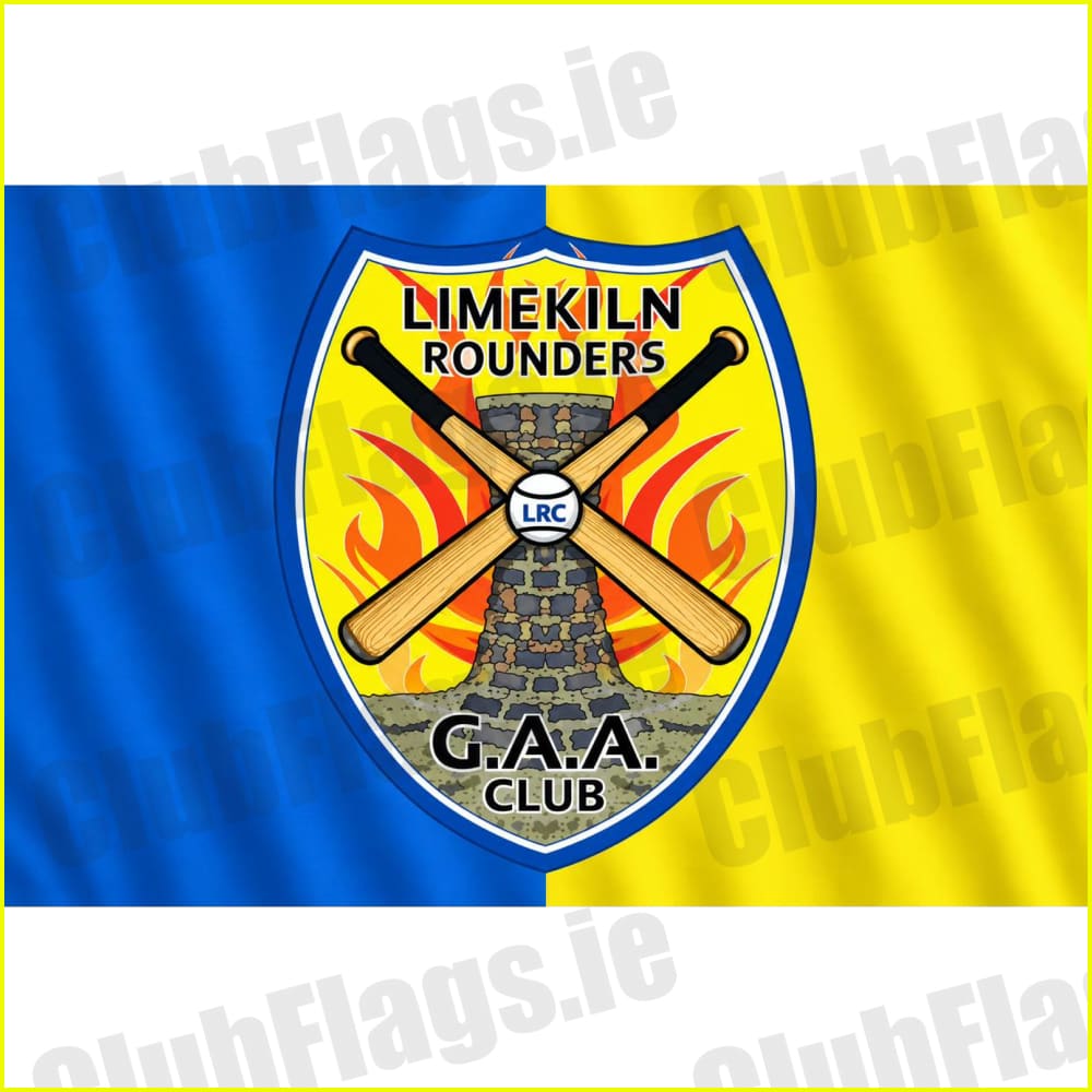 Limekiln Rounders GAA Club club flag artwork - ClubFlags.ie