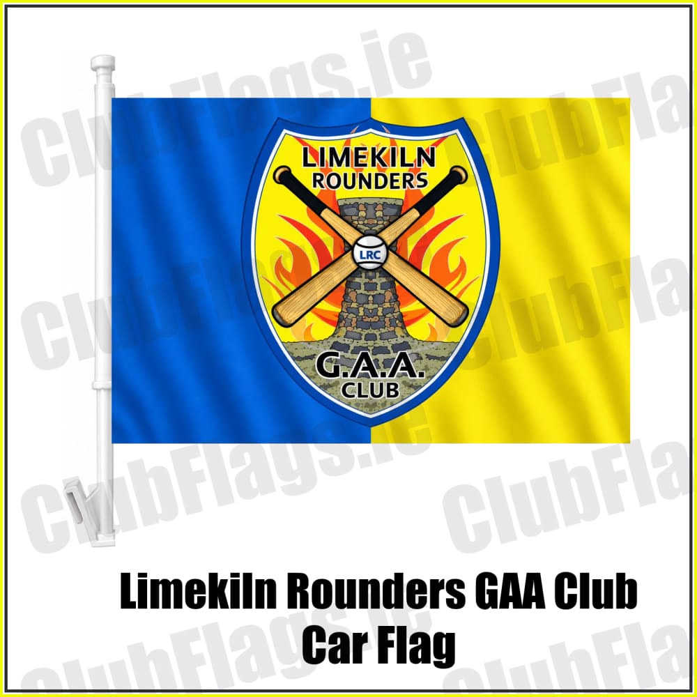 Limekiln Rounders GAA Club Car Flag - ClubFlags.ie