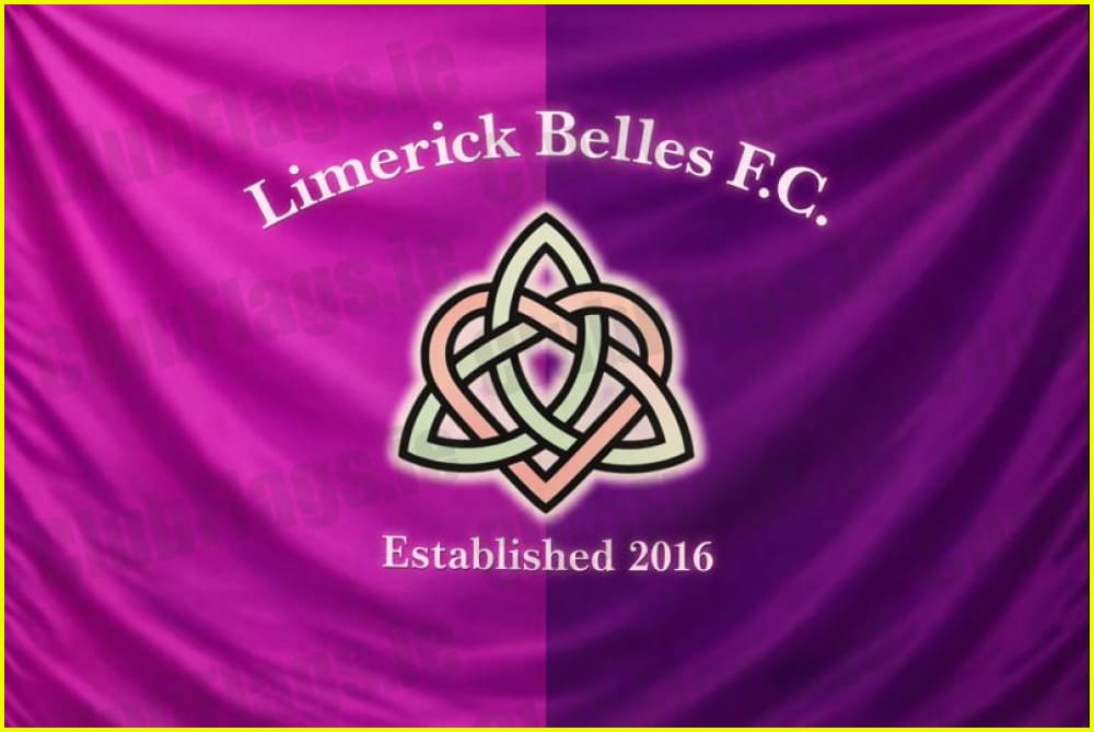 Limerick Belles FC Flag - Football Clubs