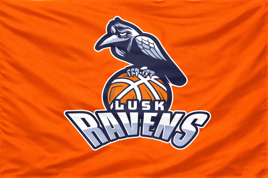 Lusk Ravens Basketball Club Flag - Basketball Clubs