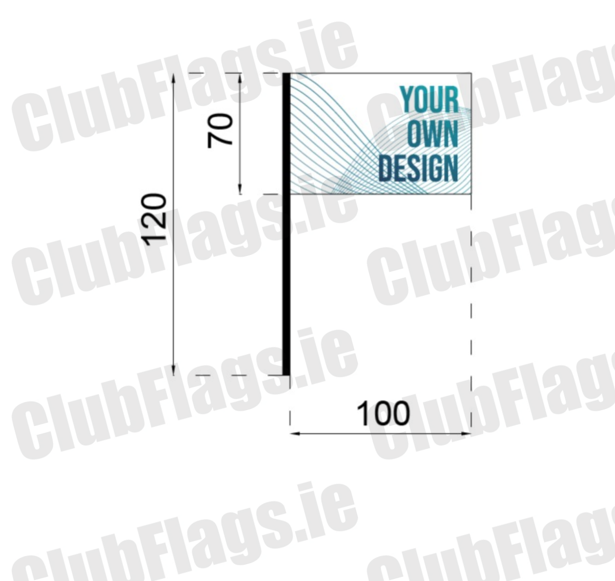 Mallow Utd FC Flag - Soccer Clubs