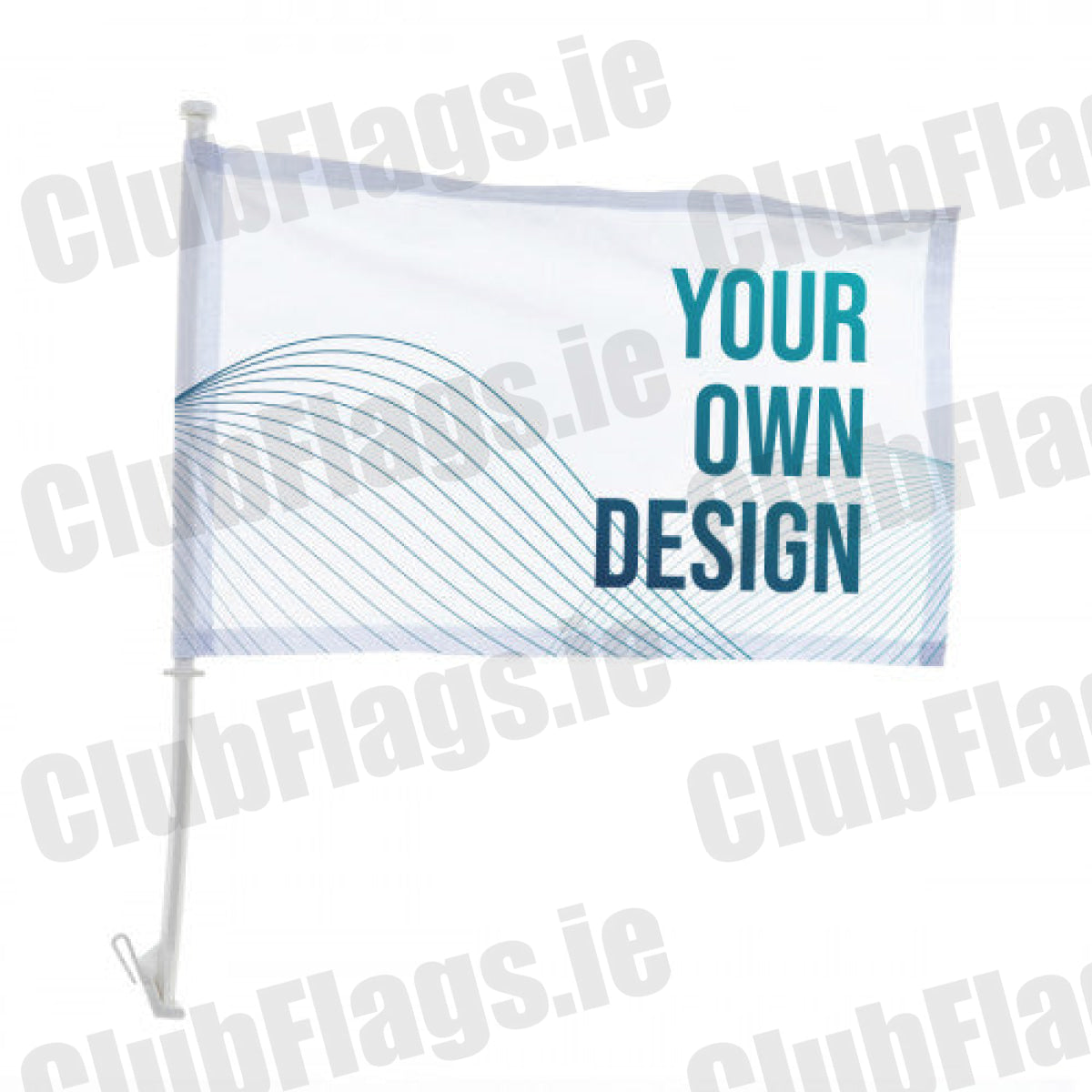 Mallow Utd FC Flag - Car Flag / Cork - Soccer Clubs