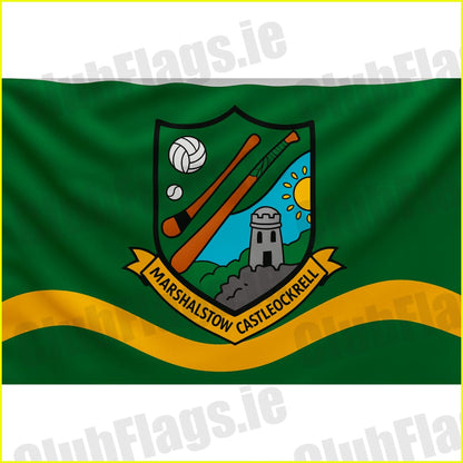 Marshalstown Castledockrell GAA club flag artwork - ClubFlags.ie