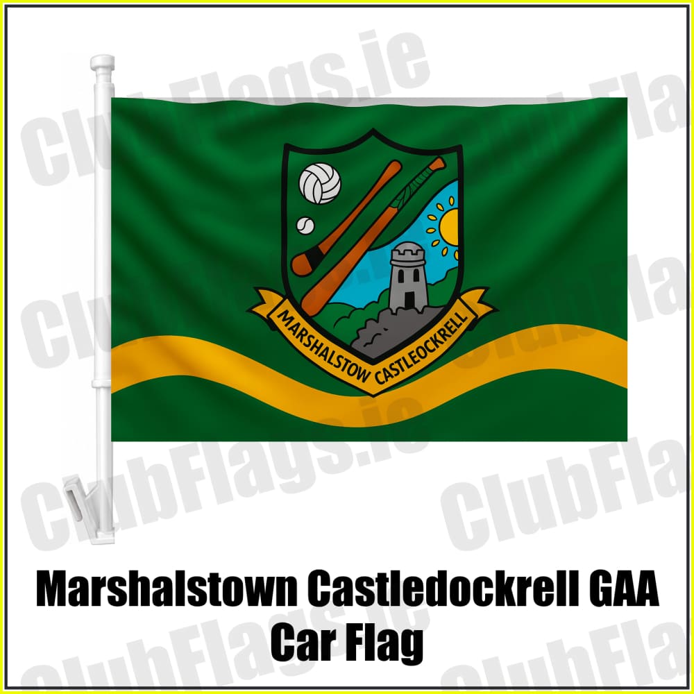 Marshalstown Castledockrell GAA Car Flag - ClubFlags.ie