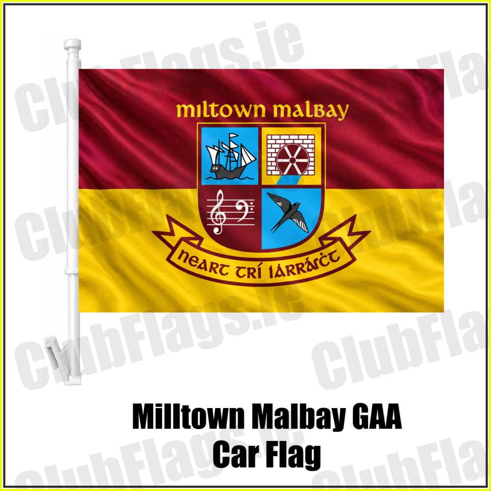 Milltown Malbay GAA Car Flag - ClubFlags.ie