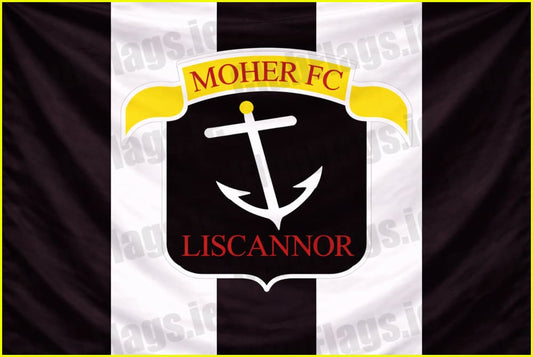 Moher Liscannor Football Club Flag - Football Clubs