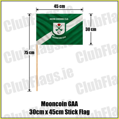 Mooncoin GAA 30cm x 45cm Stick Flag - ClubFlags.ie
