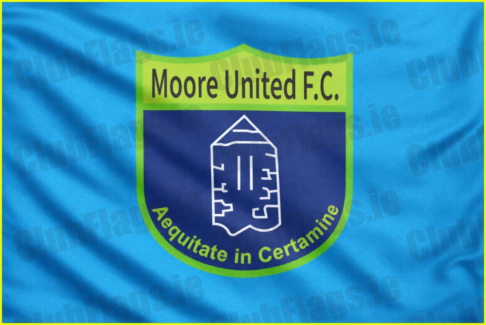 Moore Utd Football Club Flag - GAA Clubs