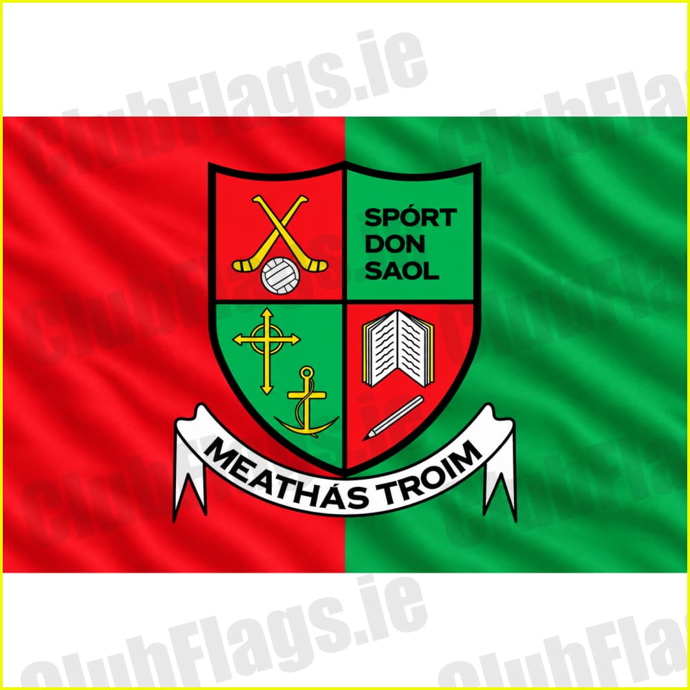 Mostrim GAA original club flag artwork - ClubFlags.ie