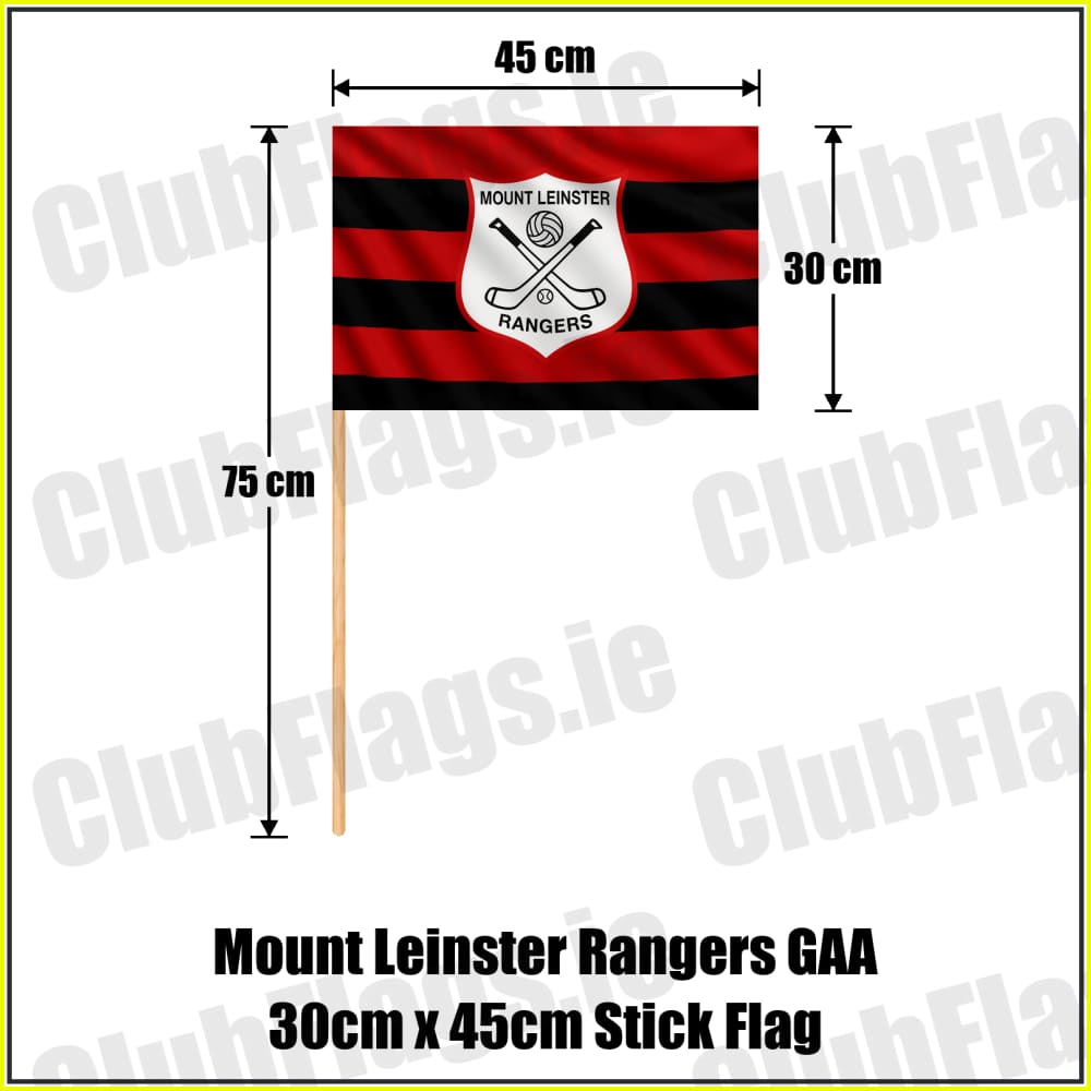 Mount Leinster Rangers GAA 30cm x 45cm Stick Flag - ClubFlags.ie