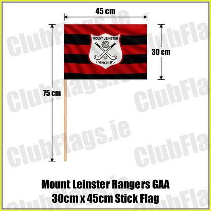 Mount Leinster Rangers GAA 30cm x 45cm Stick Flag - ClubFlags.ie