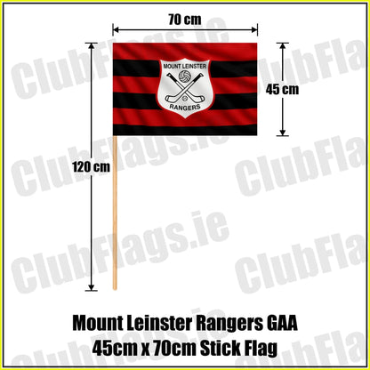 Mount Leinster Rangers GAA 45cm x 70cm Stick Flag - ClubFlags.ie