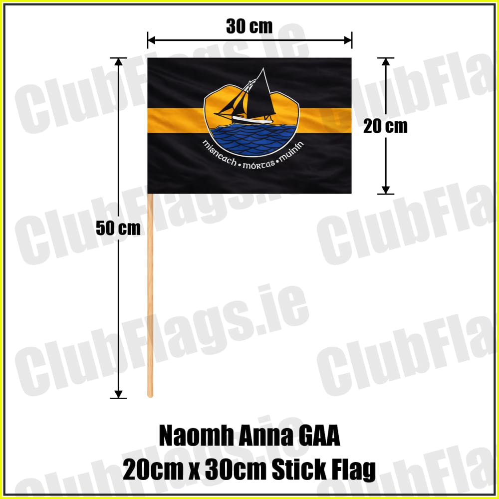 Naomh Anna GAA 20cm x 30cm Stick Flag - ClubFlags.ie