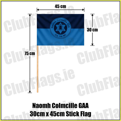 Naomh Colmcille GAA 30cm x 45cm Stick Flag - ClubFlags.ie