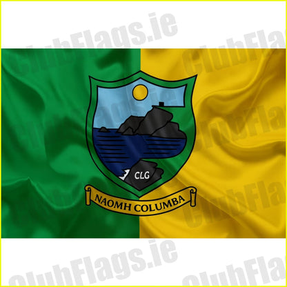 Naomh Columba GAA club flag artwork - ClubFlags.ie