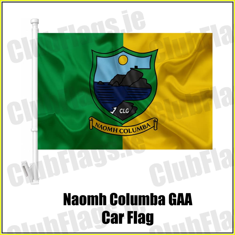 Naomh Columba GAA Car Flag - ClubFlags.ie