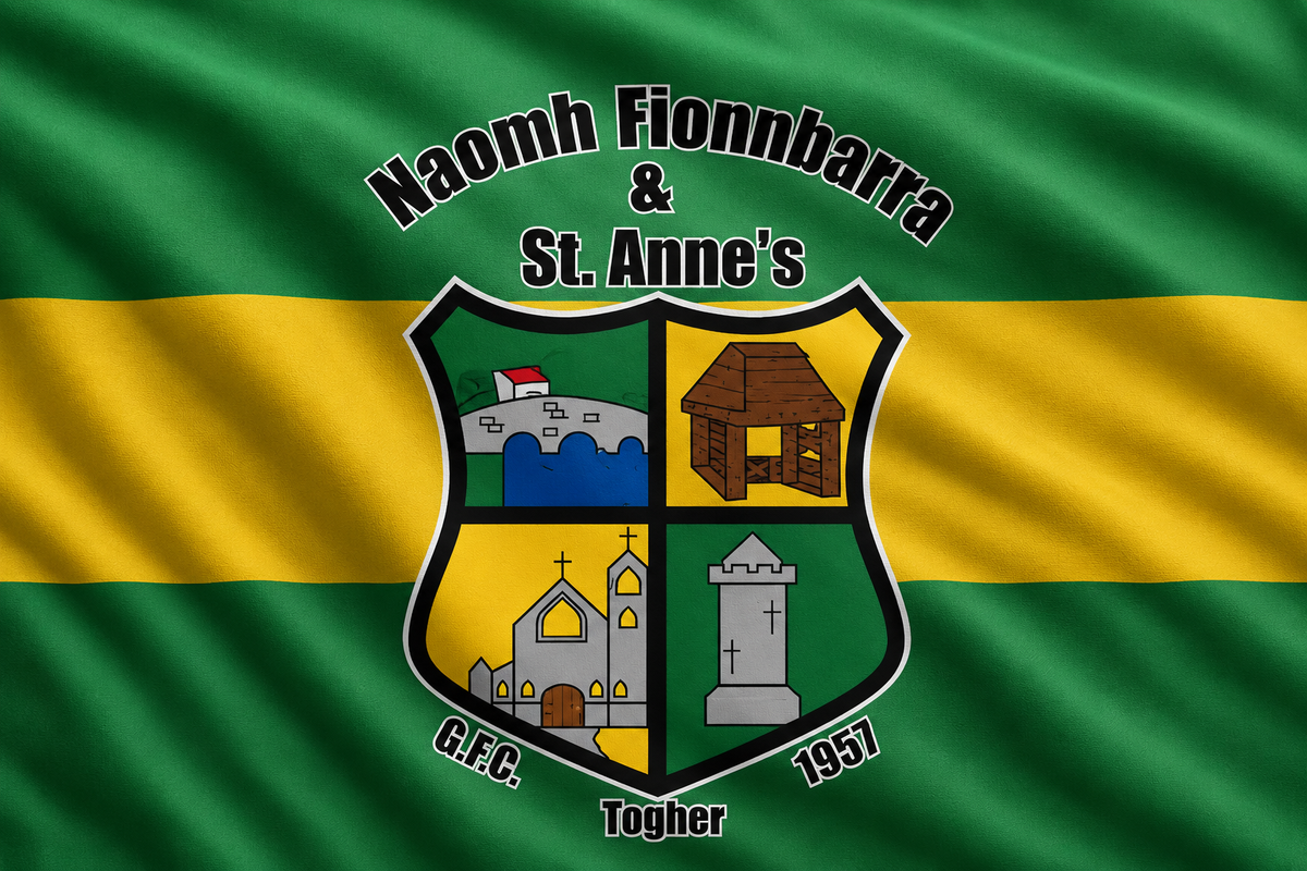 Naomh Fionnbarra & St Anne’s GAA Club Flag - GAA Clubs