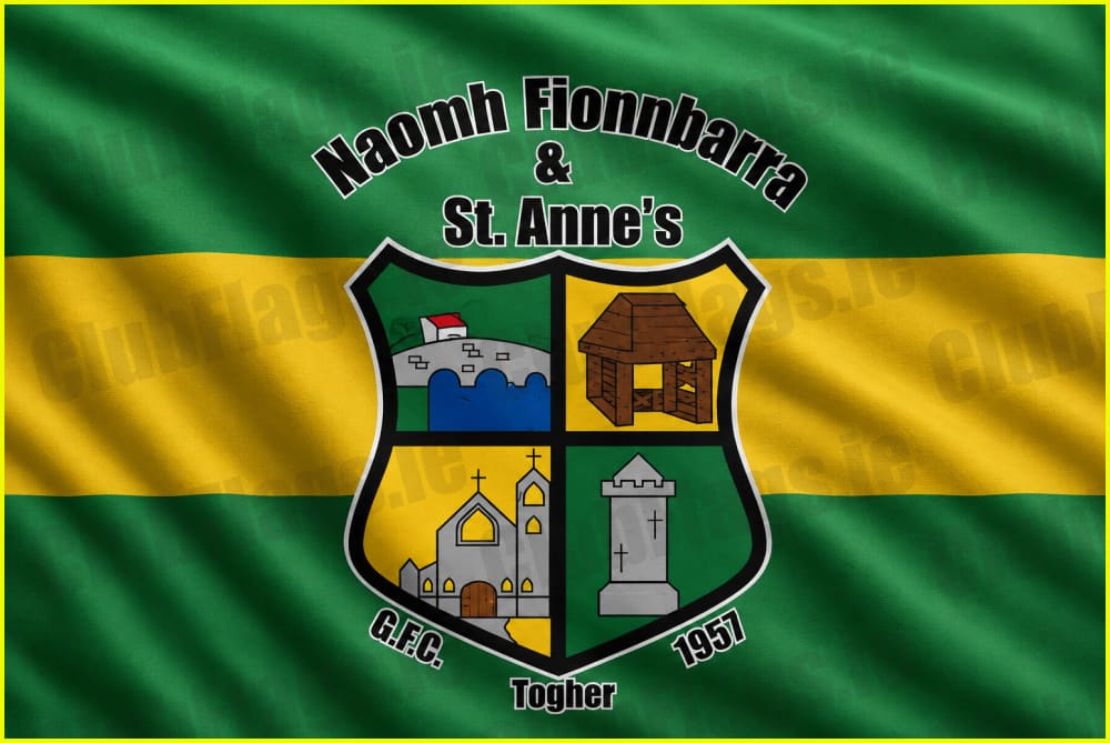 Naomh Fionnbarra & St Anne’s GAA Club Flag - GAA Clubs