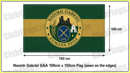 Naomh Gabriel GAA 100cm x 150cm Flag Sewn Edges