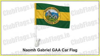 Naomh Gabriel GAA Car Flag - Window Clip Club Flag