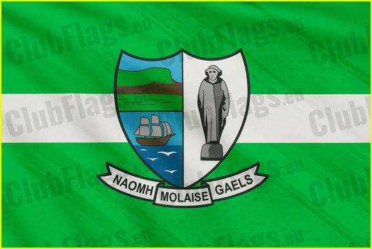 Naomh Molaise Gaels GAA Club Flag - GAA Clubs