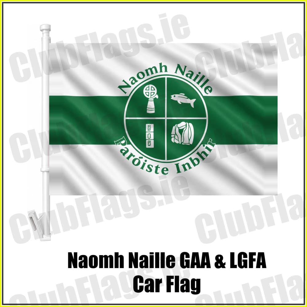Naomh Naille GAA & LGFA Car Flag - ClubFlags.ie