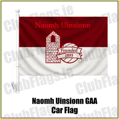 Naomh Uinsionn GAA Car Flag - ClubFlags.ie