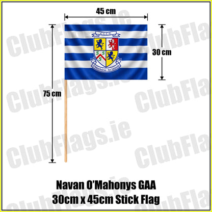 Navan O’Mahonys GAA 30cm x 45cm Stick Flag - ClubFlags.ie