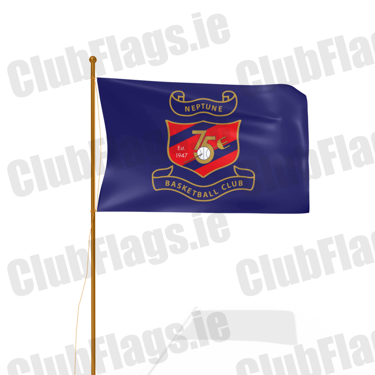 Neptune Basketball Club Flag - Basketball Club