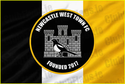 Newcastle West Town FC Flag - Football Clubs
