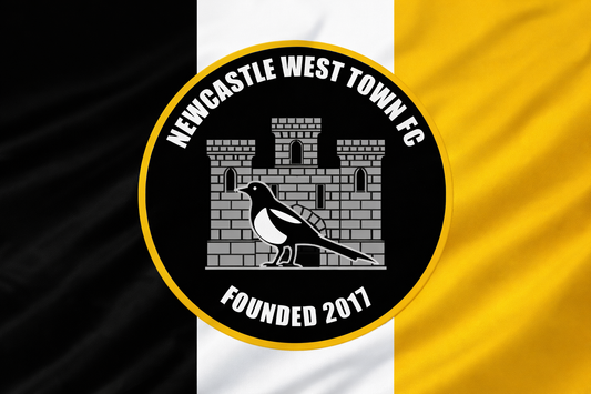 Newcastle West Town FC Flag - Football Clubs