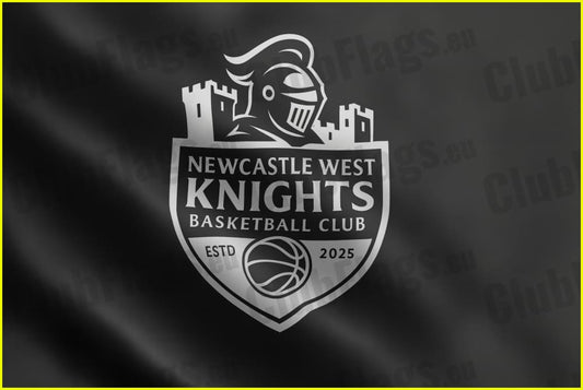 Newcastlewest Knights Basketball Club Flag - Basketball Clubs