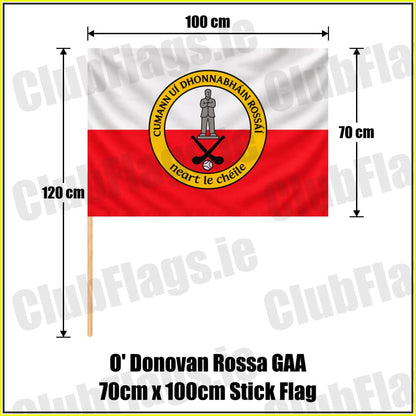 O’ Donovan Rossa GAA 70cm x 100cm Stick Flag - ClubFlags.ie