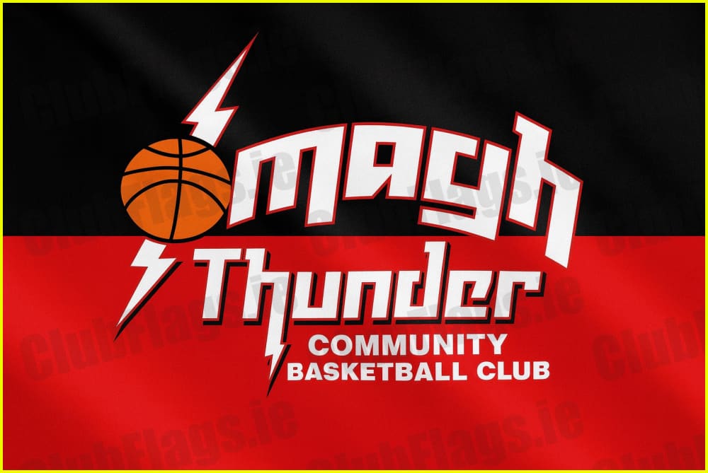 Omagh Thunder Basketball Club Flag - Basketball Clubs