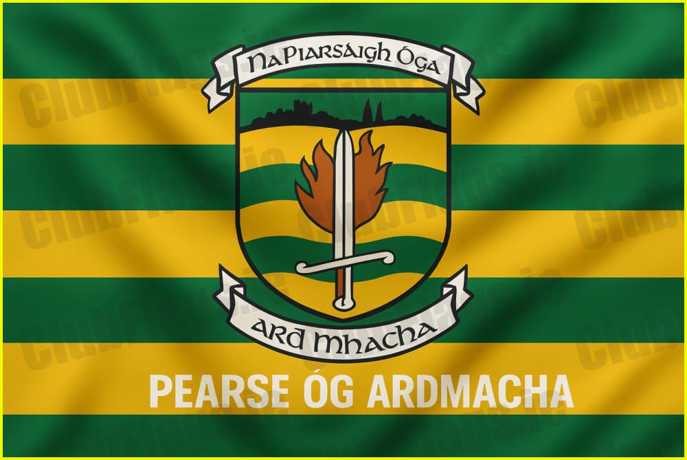 Pearse Og Ardmacha GAA Club Flag - GAA Clubs