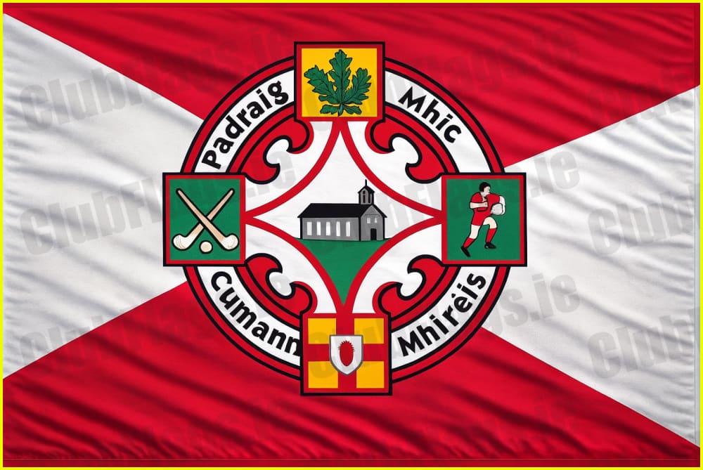 Pearses Kilrea GAC Flag - GAA Clubs