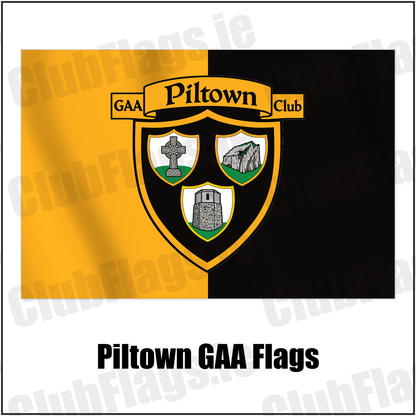 Piltown GAA Flags with the verified club crest and colours, Kilkenny GAA - ClubFlags.ie