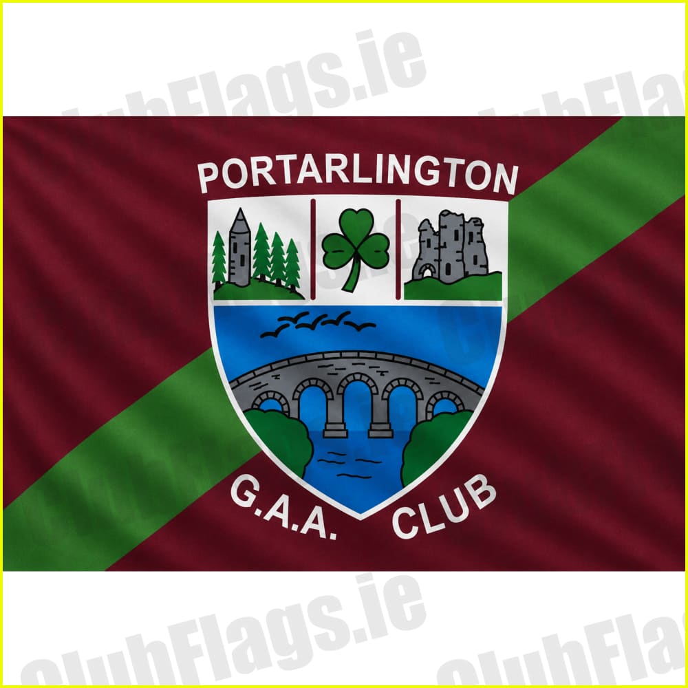 Portarlington GAA club flag artwork - ClubFlags.ie
