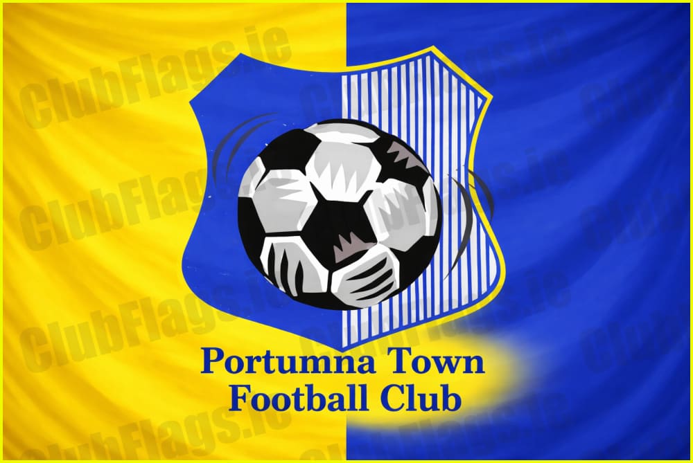 Portumna Town Football Club Flag - Football Clubs