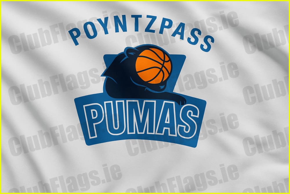 Poyntzpass Pumas Basketball Club Flag - Basketball Clubs